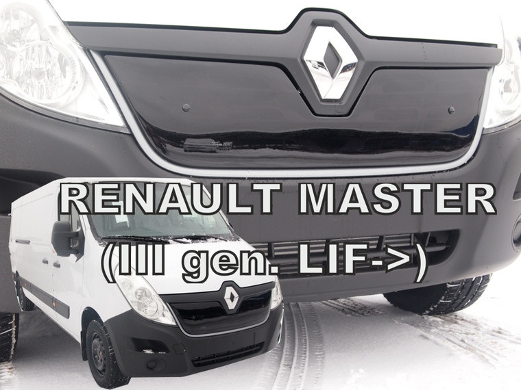 Zimní clona chladiče Renault Master 2014-2019 (II. jakost) Heko