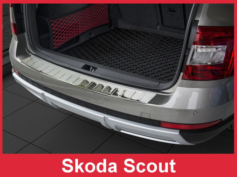 Ochranná lišta hrany kufru Škoda Octavia III. 2014-2020 (Scout