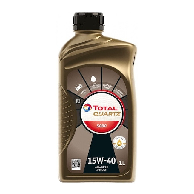 Motorový olej Total Quartz 5000 15W-40 (1l) Total Quartz