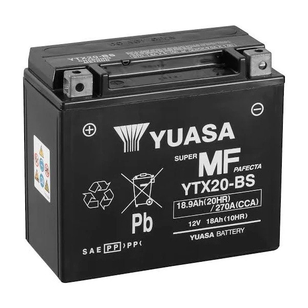 Motobaterie Yuasa Super MF YTX20-BS Yuasa