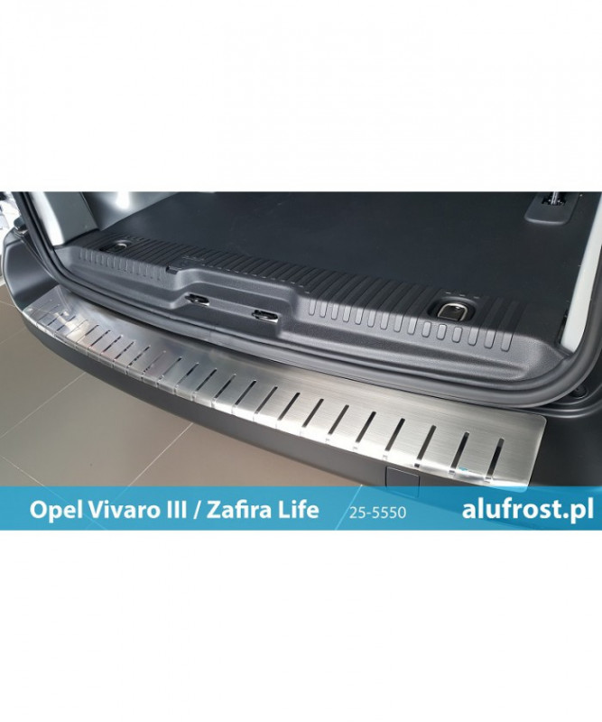 Ochranná lišta hrany kufru Opel Zafira Life 2019- Alufrost