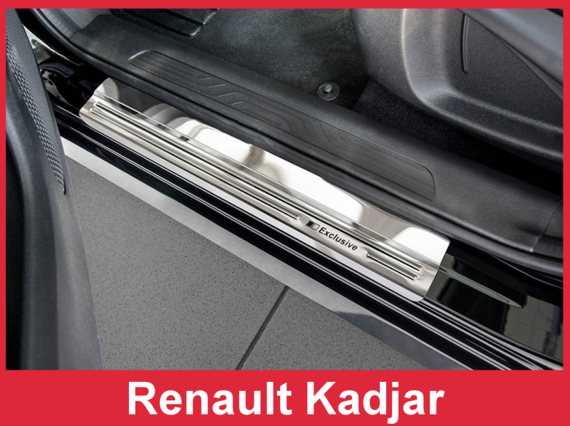 Prahové lišty Renault Kadjar 2015-2022 (matné) Avisa