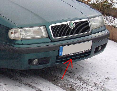 Zimní clona chladiče Škoda Felicia (dolní) Heko