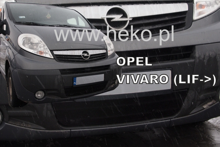 Zimní clona chladiče Opel Vivaro 2007-2014 (dolní) Heko