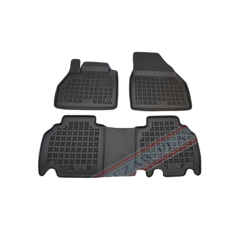 Gumové autokoberce Rezaw-Plast Mercedes Citan 2012-2021 (5 míst) Rezaw-Plast