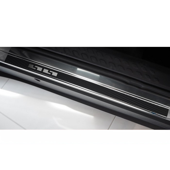 Prahové lišty Toyota C-HR 2016-2022 (carbonová fólie) Alufrost