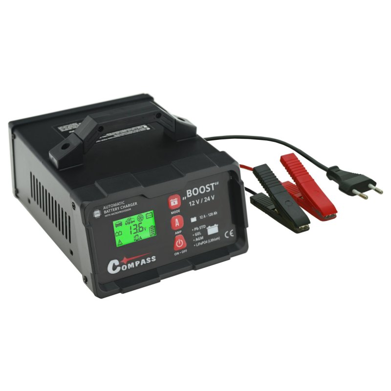 Nabíječka autobaterií 5 - 120Ah (12/24V) Compass