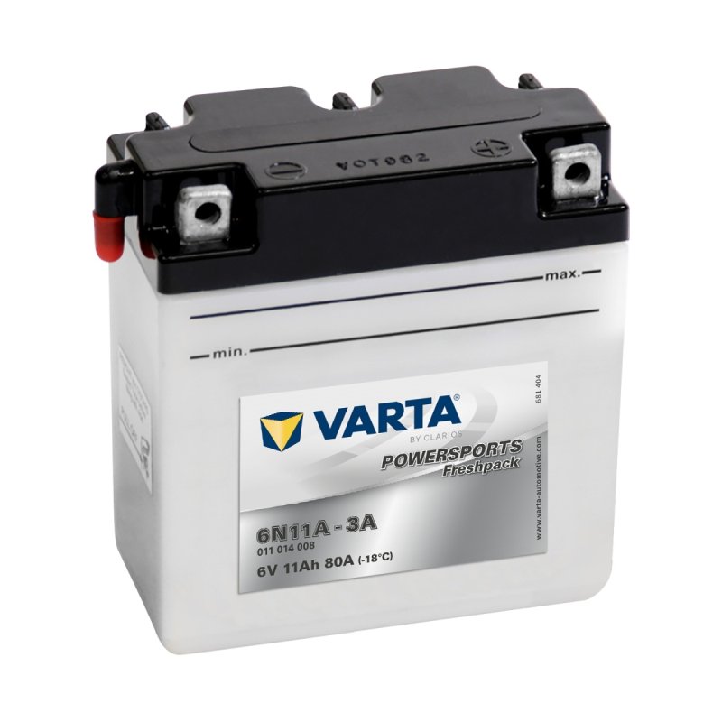 Motobaterie Varta Powersports Freshpack 6V 6N11A-3A 11Ah Varta