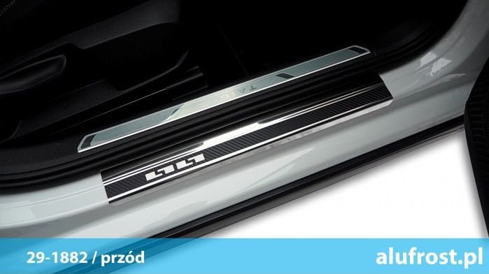 Prahové lišty VW Taigo 2021- (carbonová fólie) Alufrost