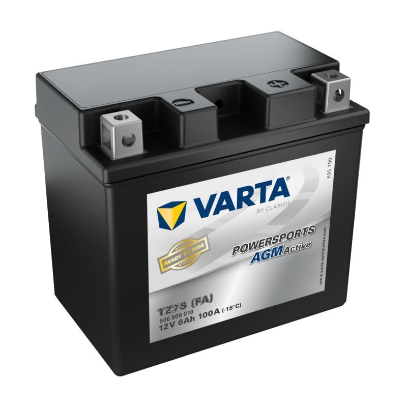 Motobaterie Varta Powersports AGM Active TZ7S 12V 6Ah (integrovaná) Varta