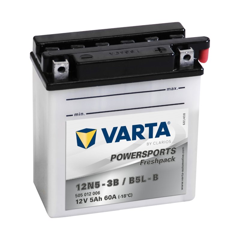 Motobaterie Varta Powersports Freshpack 12V 12N5-3B 5Ah Varta