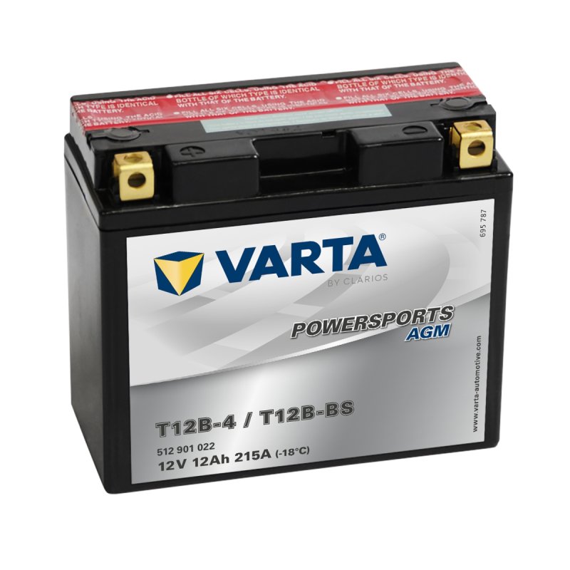 Motobaterie Varta Powersports AGM T12B-BS Varta