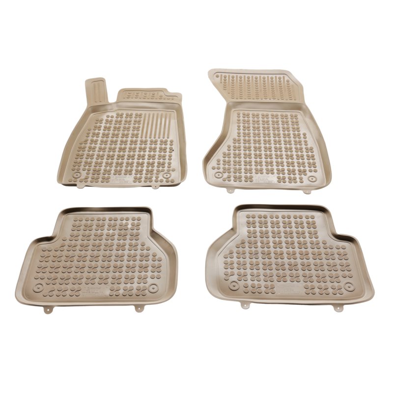 Gumové autokoberce Rezaw-Plast Audi A4 2016-2024 (béžové) Rezaw-Plast